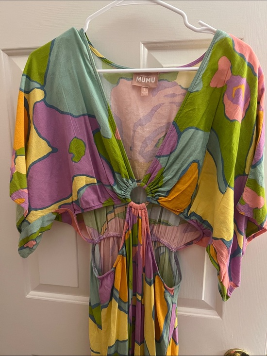 Show Me Your MuMu Dresses & Skirts - Show Me Your MuMu Multicolor Floral Maxi Dress - Green, Purple, Yellow, Pink